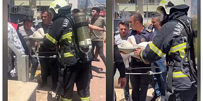 KAHRAMANMARAŞ'TA EVDE ÇIKAN YANGINDA ANNE VE BEBEĞİ DUMANDAN ETKİLENDİ!