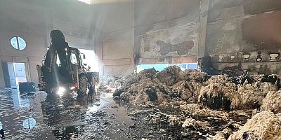 KAHRAMANMARAŞ’TA FABRİKA YANGINI KONTROL ALTINA ALINDI