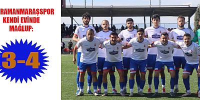 KAHRAMANMARAŞ’TA GOL YAĞMURU: 3-4