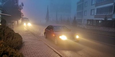 KAHRAMANMARAŞ’TA GÖRÜŞ MESAFESİ 20 METREYE KADAR DÜŞTÜ