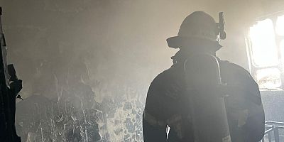 KAHRAMANMARAŞ’TA HASTANE İNŞAATINDA YANGIN