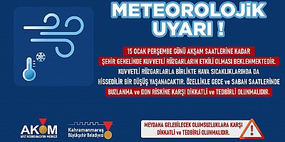 KAHRAMANMARAŞ’TA HAVA KOŞULLARI SERTLEŞİYOR: BUZLANMA VE DON RİSKİ YÜKSELİYOR!