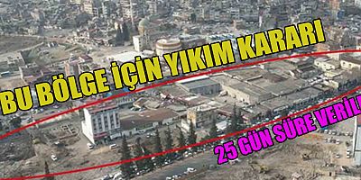 KAHRAMANMARAŞ’TA HAYRULLAH MAHALLESİ’NDE YIKIM ÇALIŞMALARI BAŞLIYOR