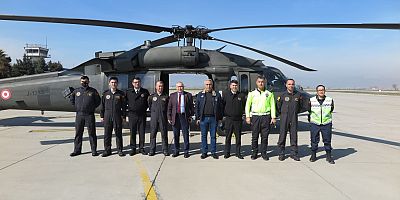 KAHRAMANMARAŞ’TA HELİKOPTER DESTEKLİ TRAFİK DENETİMİ