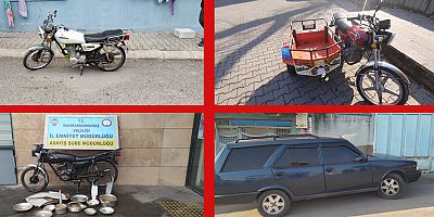 KAHRAMANMARAŞ’TA HIRSIZLAR POLİSTEN KAÇAMADI