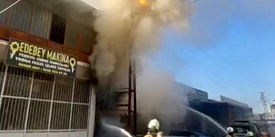 KAHRAMANMARAŞ’TA HURDALIKTA YANGIN