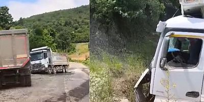 KAHRAMANMARAŞ’TA İKİ KAMYON ÇARPIŞTI: 2 YARALI