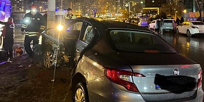 KAHRAMANMARAŞ’TA İKİ OTOMOBİL ÇARPIŞTI: 3 YARALI