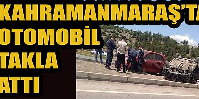 KAHRAMANMARAŞ’TA İKİ OTOMOBİL ÇARPIŞTI: 4 YARALI