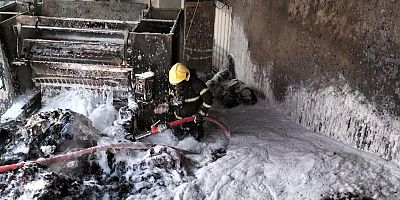 KAHRAMANMARAŞ’TA İŞYERİ YANGINI KORKUTTU