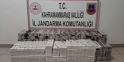 KAHRAMANMARAŞ’TA KAÇAK SİGARA OPERASYONU