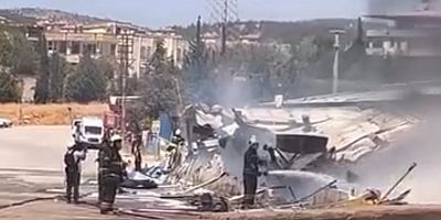 KAHRAMANMARAŞ'TA KAĞIT FABRİKASINDA YANGIN