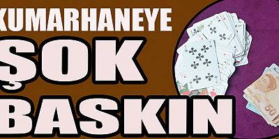 KAHRAMANMARAŞ’TA KAHVEHANEYE KUMAR BASKINI