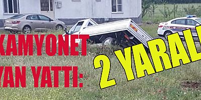 Kahramanmaraş’ta sağanak yağış nedeniyle direksiyon hakimiyetini kaybeden sürücü