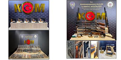KAHRAMANMARAŞ’TA KOM’DAN SİLAH KAÇAKÇILIĞINA DARBE