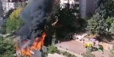 KAHRAMANMARAŞ’TA KORKUTAN YANGIN