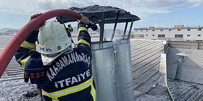 KAHRAMANMARAŞ’TA METAL FABRİKASINA ÇIKAN YANGIN KORKUTTU