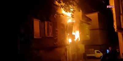 KAHRAMANMARAŞ’TA MÜSTAKİL EVDE YANGIN