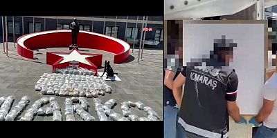 KAHRAMANMARAŞ’TA NAKLİYE ARACINDA 117 KİLOGRAM ESRAR ELE GEÇİRDİ 