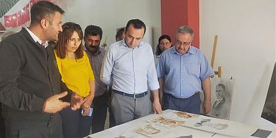 KAHRAMANMARAŞ’TA ÖĞRENCİLER RESİM SERGİSİNDE MARİFETLERİNİ GÖSTERDİ