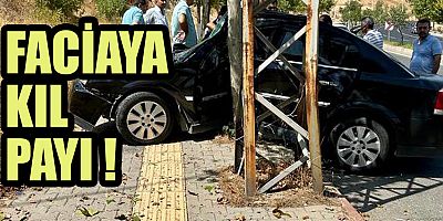 Kahramanmaraş’ta sürücü kontrolünü kaybettiği otomobiliyle elektrik direğine çarpması sonucu yaralandı.
