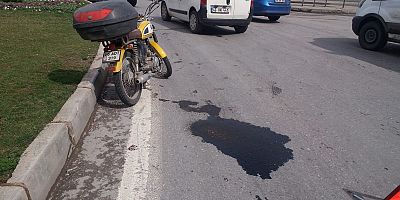 KAHRAMANMARAŞ’TA OTOMOBİL İLE MOTOSİKLET ÇARPIŞTI: 1 YARALI