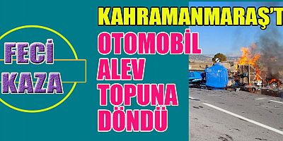 KAHRAMANMARAŞ’TA OTOMOBİL İLE TRAKTÖR ÇARPIŞTI: 1’İ AĞIR 3 YARALI