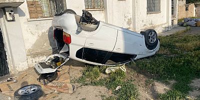 KAHRAMANMARAŞ’TA OTOMOBİL TAKLA ATTI: 1 YARALI 