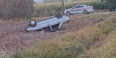 KAHRAMANMARAŞ’TA OTOMOBİL TAKLA ATTI: 2’Sİ ÇOCUK 5 YARALI