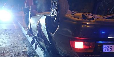 KAHRAMANMARAŞ’TA OTOMOBİL TAKLA ATTI: 3  YARALI