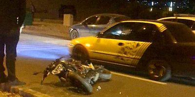 KAHRAMANMARAŞ’TA REFÜJE ÇARPAN MOTOSİKLET SÜRÜCÜSÜ ÖLDÜ