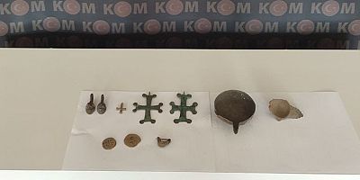 KAHRAMANMARAŞ’TA  ROMA DÖNEMİNE AİT TARİHİ ESER ELE GEÇİRİLDİ