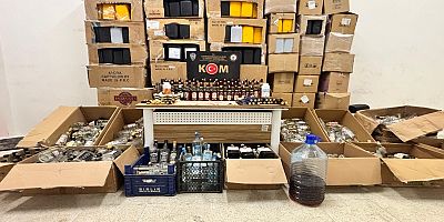 KAHRAMANMARAŞ'TA SAHTE ALKOL İMALATI VE TİCARETİ OPERASYONU