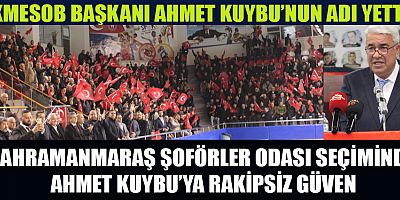 KAHRAMANMARAŞ’TA ŞOFÖRLER VE OTOMOBİLCİLER ODASI'NIN GENEL KURULU YOĞUN KATILIMLA GERÇEKLEŞTİ