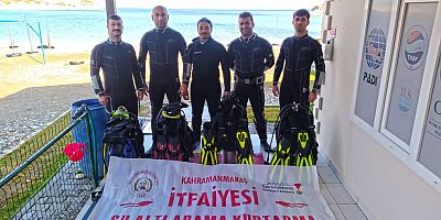 KAHRAMANMARAŞ’TA SU ALTI ONLARA EMANET