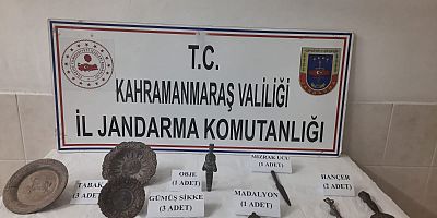 KAHRAMANMARAŞ’TA TARİHİ ESER OPERASYONU: 4 GÖZALTI