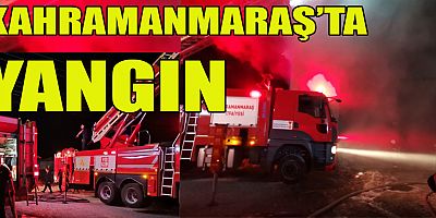 Kahramanmaraş’ta bir tekstil fabrikasında çıkan yangın maddi hasara neden oldu.