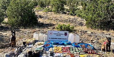 KAHRAMANMARAŞ'TA TERÖRLE MÜCADELE OPERASYONU: DEPOLAR ELE GEÇİRİLDİ