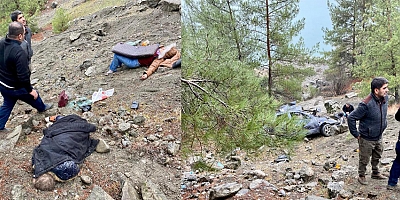 KAHRAMANMARAŞ’TA TIRLA ÇARPIŞAN ARAÇ ŞARAMPOLE YUVARLANDI: 4 YARALI