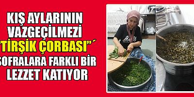 KAHRAMANMARAŞ'TA “TİRŞİK ÇORBASI”´ BÜYÜK RAĞBET GÖRÜYOR