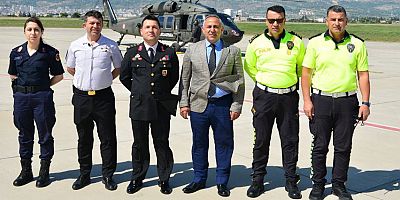 KAHRAMANMARAŞ’TA TRAFİK HAVADAN DENETLENDİ