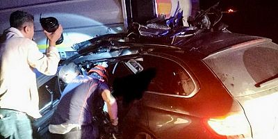 KAHRAMANMARAŞ TA TRAFİK KAZASI : 1 ÖLÜ 