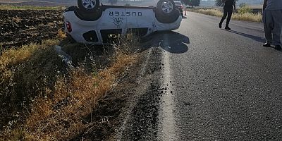 Kahramanmaraş’ta otomobilin takla atması sonucu yaşanan tarik kazasında 2 kişi yaralandı.