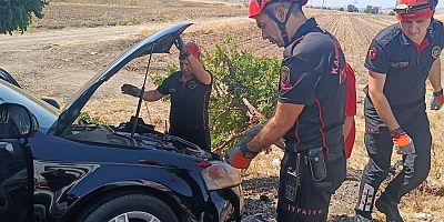 KAHRAMANMARAŞ’TA TRAFİK KAZASI: 2 YARALI