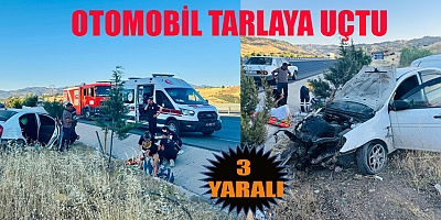 KAHRAMANMARAŞ’TA TRAFİK KAZASI: 3 YARALI
