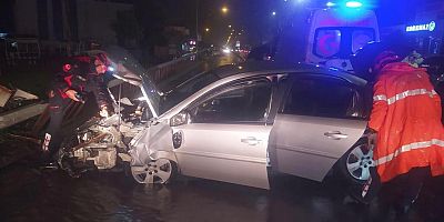 KAHRAMANMARAŞ'TA TRAFİK KAZASI: YARALILAR VAR