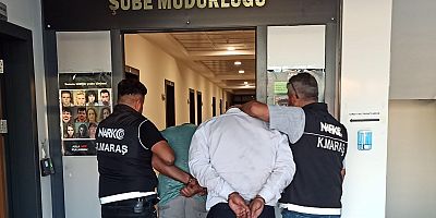 KAHRAMANMARAŞ’TA UYUŞTURUCU SEVKİYATI: 2 TUTUKLAMA