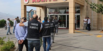 KAHRAMANMARAŞ’TA UYUŞTURUCU TACİRİ 6 KİŞİ TUTUKLANDI 