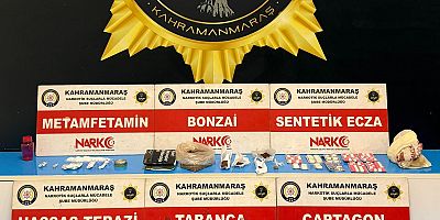 KAHRAMANMARAŞ’TA UYUŞTURUCU VE SİLAH OPERASYONU: 2 KİŞİ TUTUKLANDI