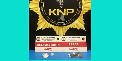  KAHRAMANMARAŞ’TA UYUŞTURUCUDAN 2 KİŞİ TUTUKLANDI 